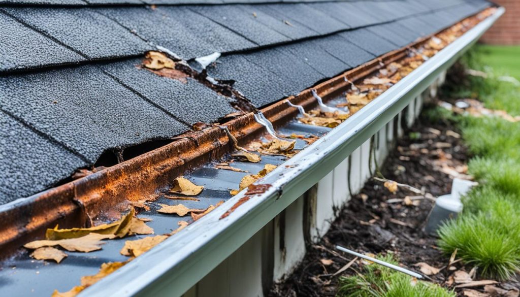 Dakgoot repareren