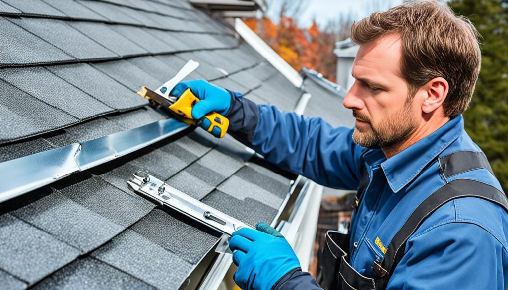 Dakgoot repareren